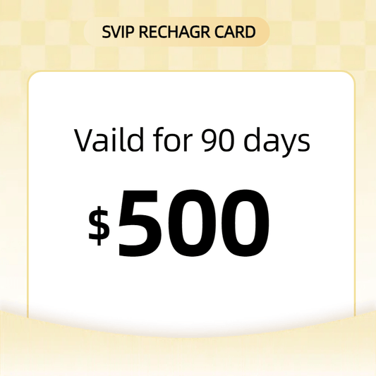 $500 SVIP RECHARGE CARD